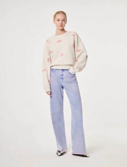 Fabienne Chapot Terry Sweater Cream L Fabienne Chapot Terry Sweater Cream L
