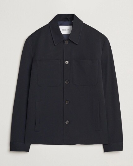 Les Deux Como Hybrid Jacket Dark Navy
