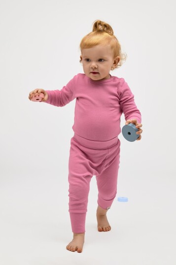 Gullkorn Villvette Baby Bukse Rosa 98 Gullkorn Villvette Baby Bukse Rosa 98