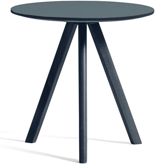Hay CPH 20 2.0 Sidebord Ø50x49 cm Vannbasert Lakkert Eik / Deep Blue