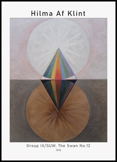 Hilma af Klint   Group IX/SUW The Swan No. 12 Plakat Plakat / 100x150cm