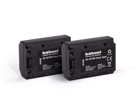 Hähnel batteripakke Sony HL-XZ100 Twin pack Hähnel batteripakke Sony HL-XZ100 Twin pack