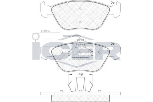 Bremseklosser ICER 181125