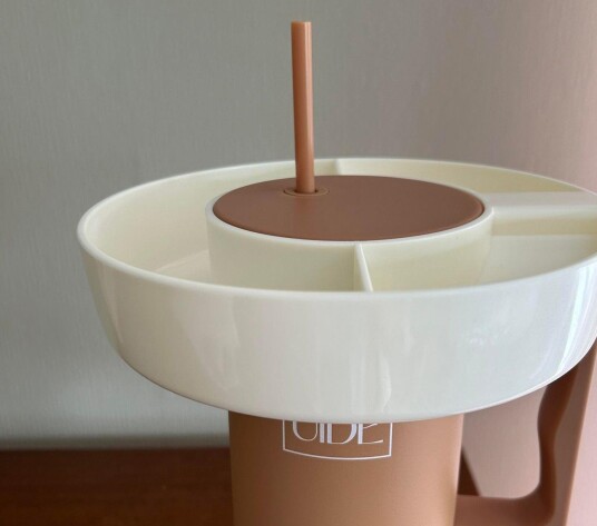 Liquide Snackbolle til tumbler 1.2L hvit