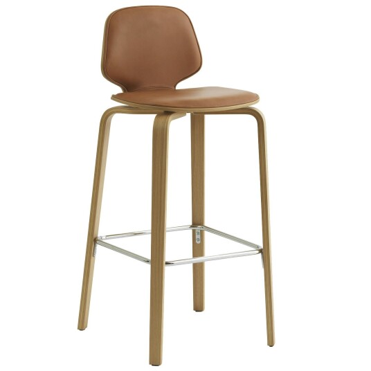 Normann Copenhagen My Chair Barstol 75 cm Cognacfarget / Eik