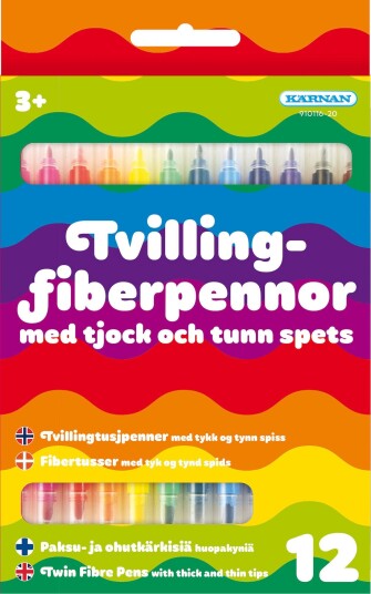 Kärnan Tusjer Tvilling 12 stk