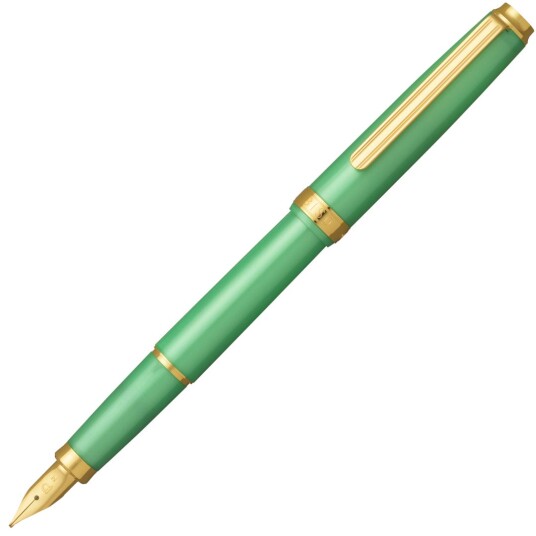 Platinum BISO Fyllepenn Sparkle Mint Green Fine