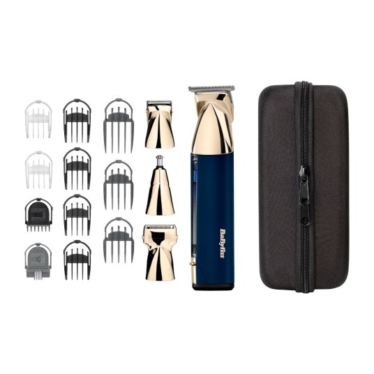 BABYLISS SUPER X METAL MT992E MULTIFUNKSJONSTRIMMER, BLÅ BABYLISS SUPER X METAL MT992E MULTIFUNKSJONSTRIMMER, BLÅ