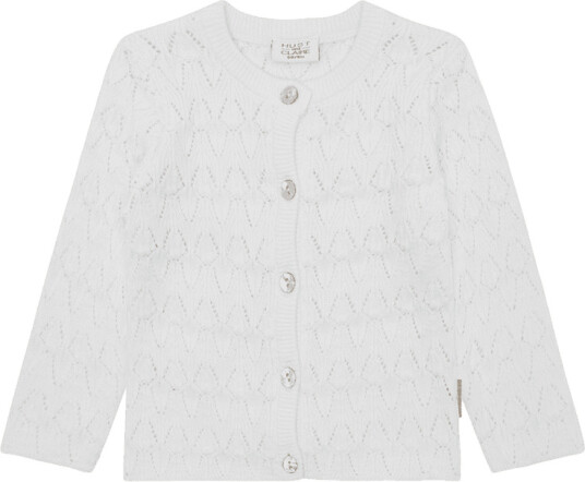 Hust And Claire Cilja Cardigan White (128 / 8 år)