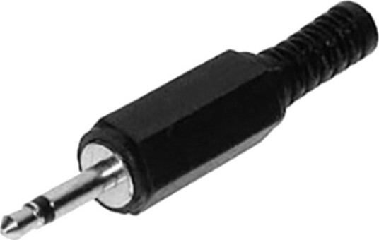 Tru Components 1559799 Jackplugg 2,5 Mm Rett Polpar: 2 Mono Svart 1 Stk