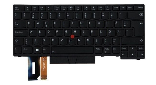 Lenovo Sunrex - Brbart tastatur - til utskifting - Finsk - Svart
