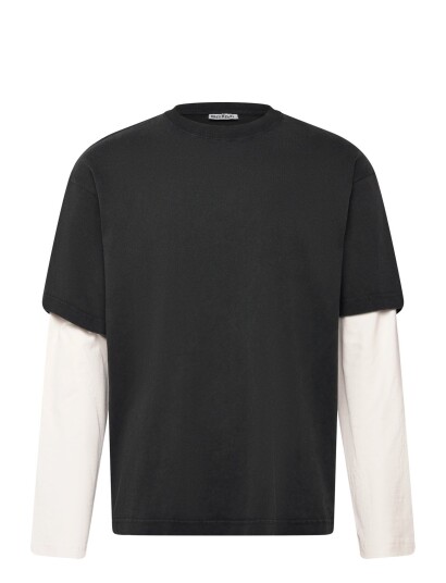 Weekday Long Sleeve Double Layer   Black   S