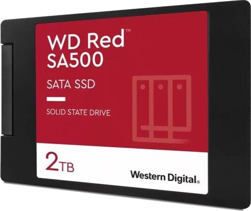 WD Red SA500 2TB 2.5" SATA SSD for NAS med 3D NAND-teknologi WD Red SA500 2TB 2.5" SATA SSD for NAS med 3D NAND-teknologi