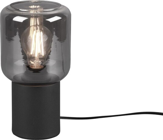 Trio Lighting Nico bordlampe E27 matt sort - Matt svart