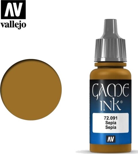 Vallejo Game Color Sepia Ink 17ml (72.091)