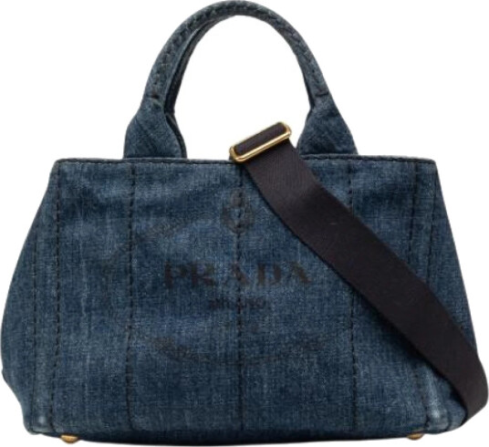 Prada Vintage Dame Blå Prada Vintage Dame Blå