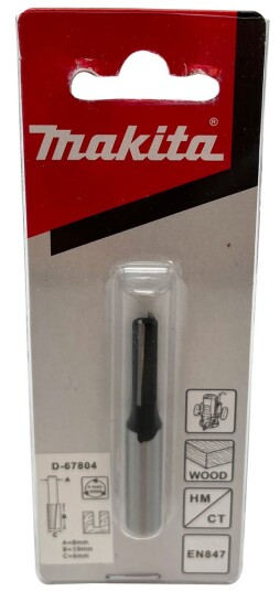Makita Notfres Med Bunnskjær D 67804 6mm