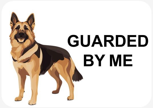 Sticker Guarded by Me