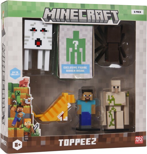 Minecraft 3D Figure 6-Pack Style 3