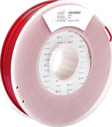 Ultimaker PETG Filament 2.85 mm 750 g Rød 227336