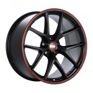 BBS CI R Nurburgring Edition Satin Black With Red Rim 9x19 5/112 ET37 B82