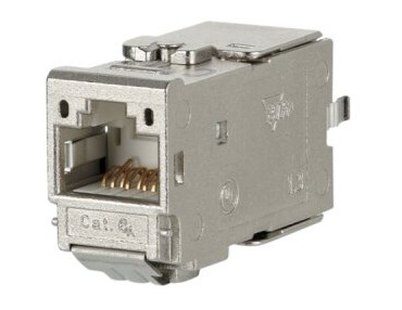 Metz Connect 130B11-E Rj-45 Rustfritt Stål Zink Cat6a Gull Ce Ul