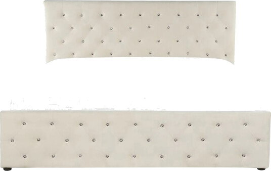 Förvaringssäng NO_BRAND Beige