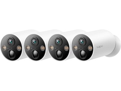 TP-Link Tapo C425 Trådløst Utendørs Overvåkingskamera 2K QHD - 4-pack TP-Link Tapo C425 Trådløst Utendørs Overvåkingskamera 2K QHD - 4-pack