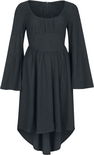 KIHILIST by KILLSTAR Goth Middellang kjole Eye Of Eris Midi Dress XS til 4XL Damer svart