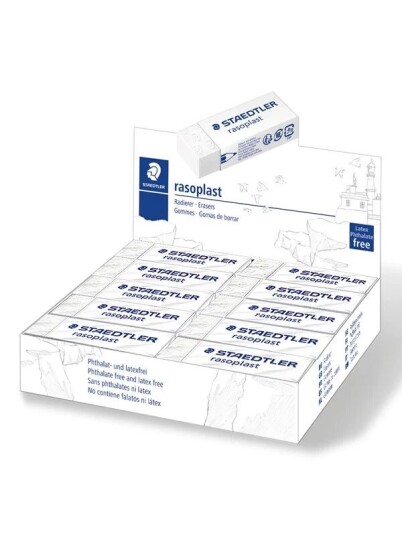 Staedtler Eraser rasoplast 65x23x13mm 20 pcs.