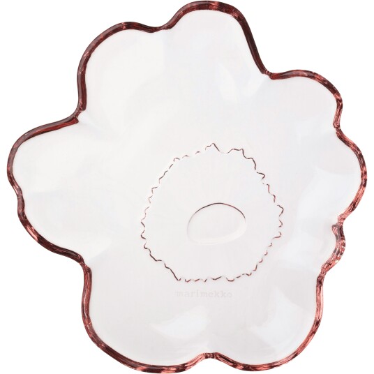 Unikko Shape Tallerken 20 cm Rosa Unikko Shape Tallerken 20 cm Rosa