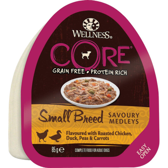 Dog Adult Savoury Medleys Small Breed Kylling And Erter Og Gulrøtter Våt 12 X 85 G
