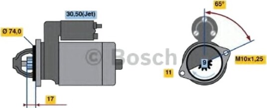 BOSCH 0 986 021 530 Starter BOSCH 0 986 021 530 Starter