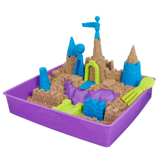 Kinetic Sand Deluxe Beach Castle Lekesett