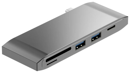 Sinox Pro dokkingstasjon 2xUSB A USB C Aluminium