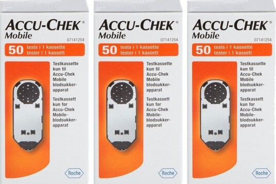 Accu-Chek Mobile Testkassett x3 3 x 50 stk. Accu-Chek Mobile Testkassett x3 3 x 50 stk.