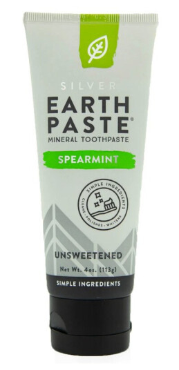 Redmond Earthpaste with Silver / Unsweetened Spearmint Naturlig tannkrem Redmond Earthpaste with Silver / Unsweetened Spearmint Naturlig tannkrem