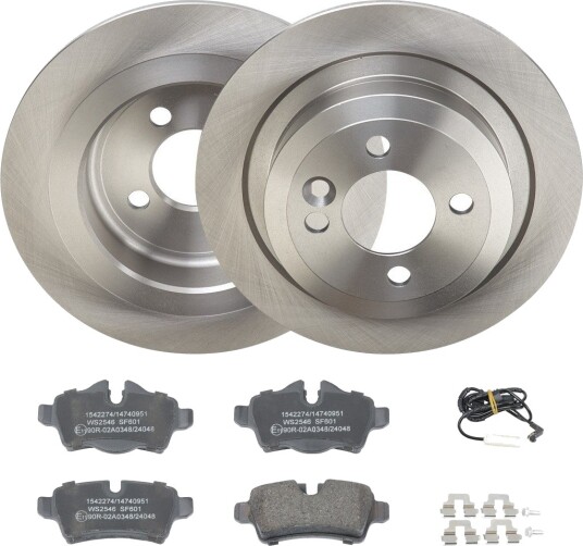 Bremseskiver og klosser RIDEX 3405B2151 Bremseskiver og klosser RIDEX 3405B2151