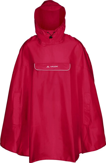 VAUDE Unisex Valdipino Rain Poncho Red Uni S VAUDE Unisex Valdipino Rain Poncho Red Uni S