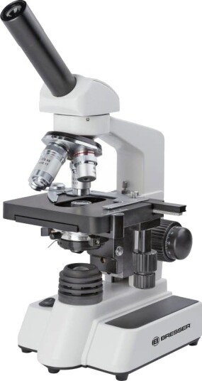 Bresser Optics Erudit Dlx 40-1000X, Optisk, Sort, Hvit, Aluminium, Plast, 1000X, 40X, Led