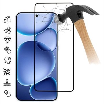 Oppo Find X8s+ Full Cover Beskyttelsesglass Svart Kant