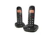 Doro PhoneEasy 100W Duo Svart Doro PhoneEasy 100W Duo Svart