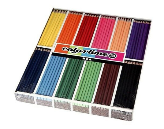 Creativ Company Triangular colored pencils - Basic colors 288st.