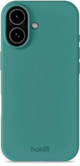Holdit iPhone 17 Soft Touch Silikon Deksel Moss Green