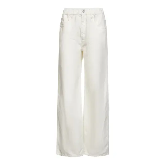 Brunello Cucinelli Dame Jeans Hvit M, Brunello Cucinelli Dame Jeans Hvit M,