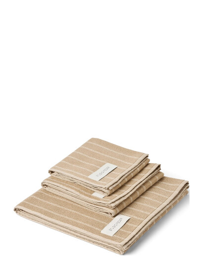 STUDIO FEDER Una Towel - Beige - 70X 140CM STUDIO FEDER Una Towel - Beige - 70X 140CM