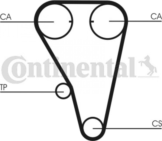 Registerreimsett CONTITECH CT803K1