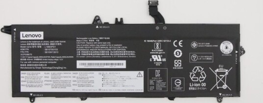 Simplo L18m3pd1 Batteri Til Bærbar Pc Litiumion 3-Cellers 4950 Mah 57 Wh Fru 5B10W13910 Simplo L18m3pd1 Batteri Til Bærbar Pc Litiumion 3-Cellers 4950 Mah 57 Wh Fru 5B10W13910