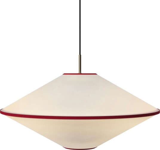 Edgeform Tafta Taklampe Ø65 Rød/Off-White Edgeform Tafta Taklampe Ø65 Rød/Off-White