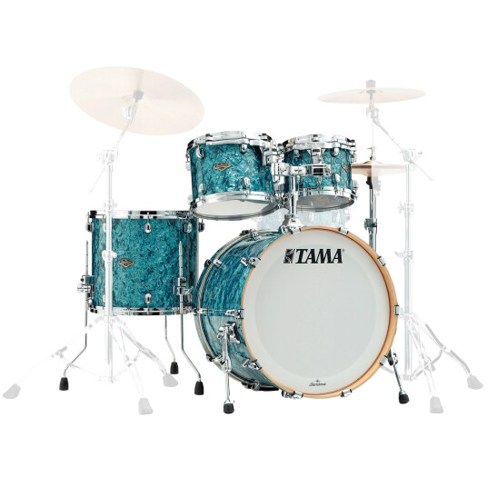 Tama Wbr42s-Tqp Sc Walnut/birch Shellkit 4pc (10,12,16,22), Turquoise Pearl Tama Wbr42s-Tqp Sc Walnut/birch Shellkit 4pc (10,12,16,22), Turquoise Pearl